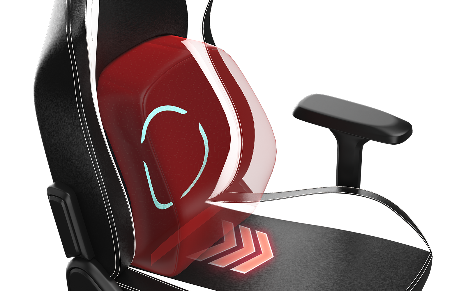 PNEUMATIC POP-UP LUMBAR SUPPORT