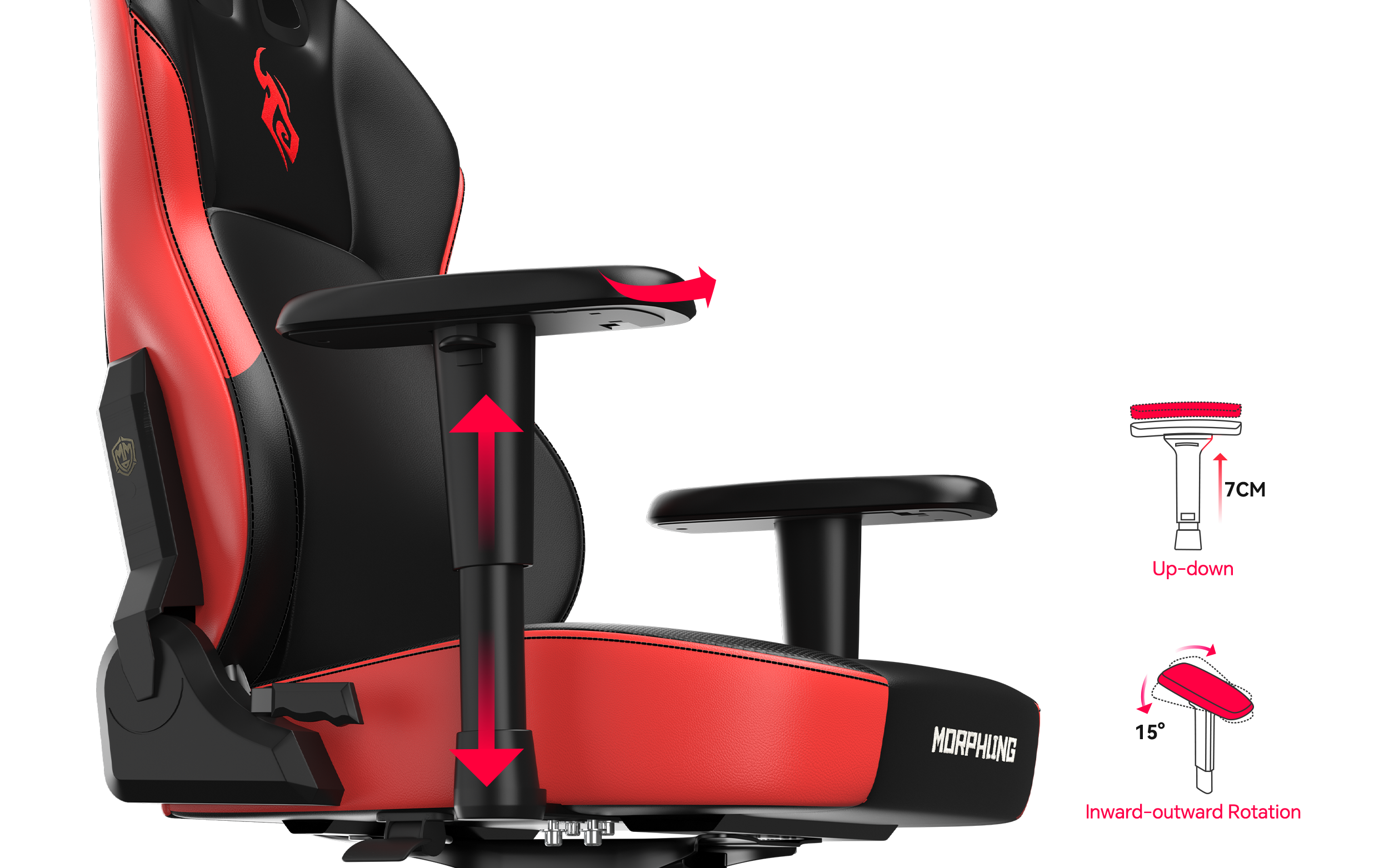 2D ENLARGED ARMRESTS