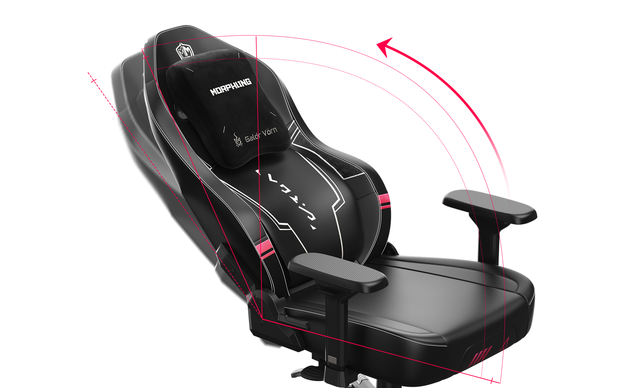 135°+15° BACKREST RECLINE AJUSTMENT