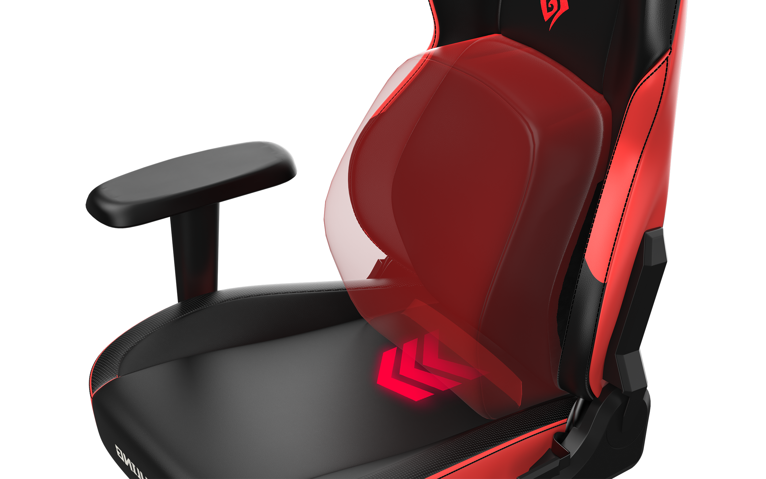 PNEUMATIC POP-UP LUMBAR SUPPORT