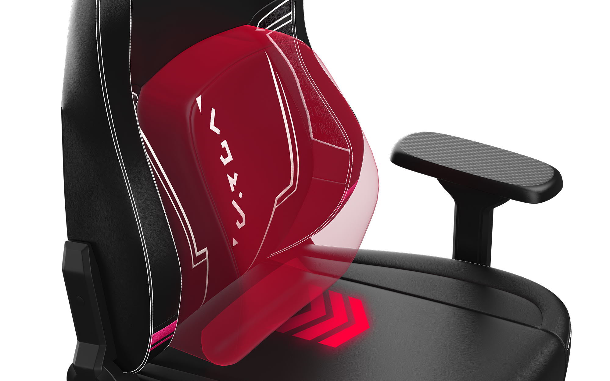 PNEUMATIC POP-UP LUMBAR SUPPORT